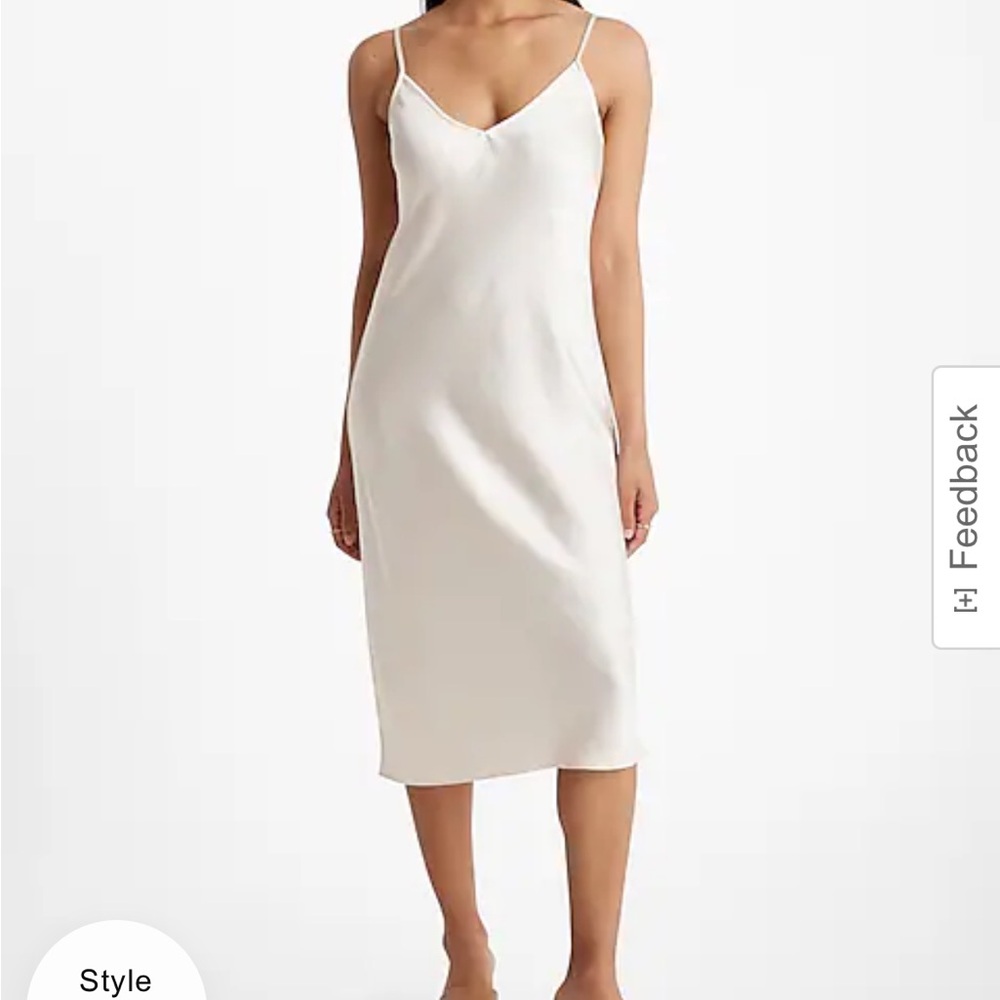 Elegant White Midi Dress